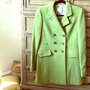 Armani Collezioni Mid-Thigh, double breasted coat.